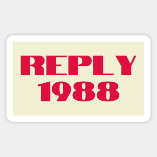 Reply 1988 nostalgic kdrama Magnet